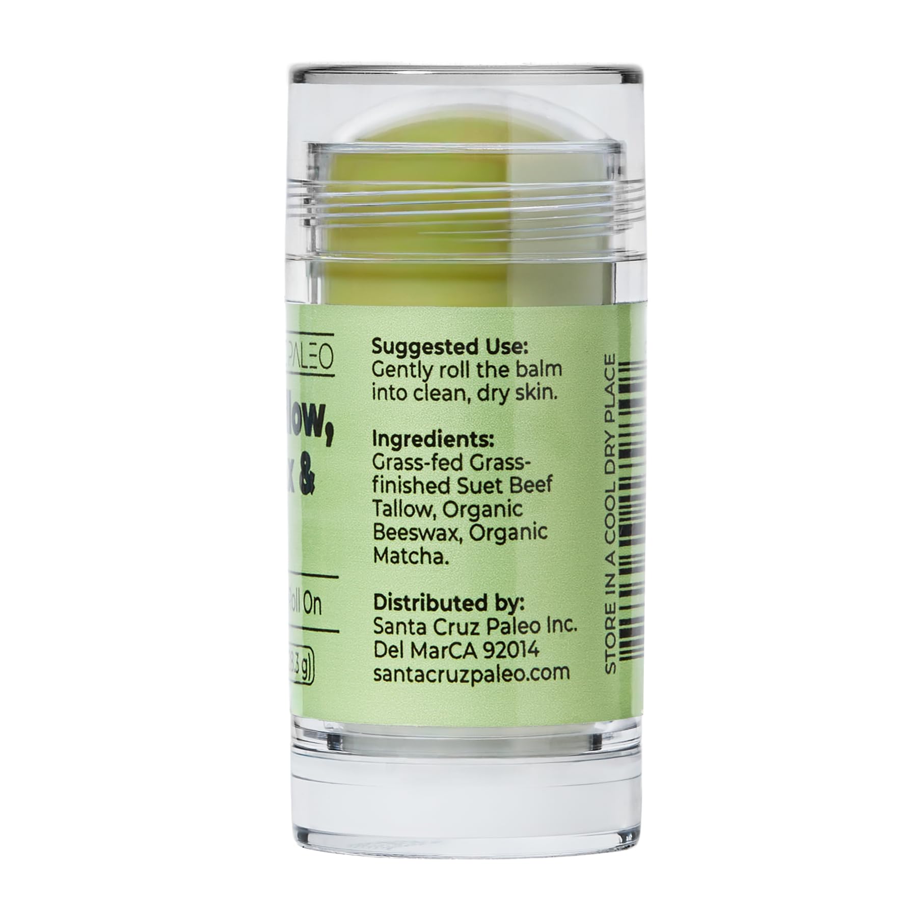 Santa Cruz Paleo texture melting closeup illustrating solid-to-oil glide for instant hydration