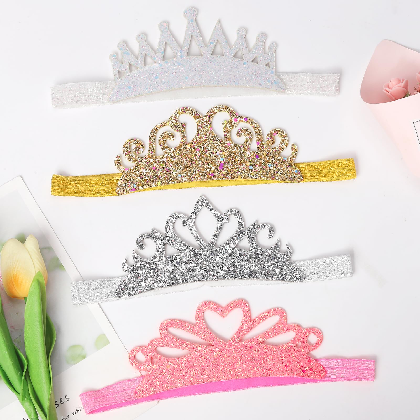 Santoddle headband placed beside ruler showing compact size