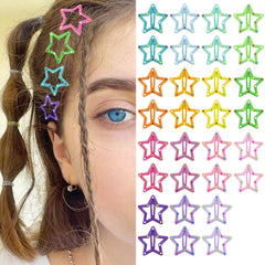 SAOROPEB front pack of 30 star clips showing variety and convenience