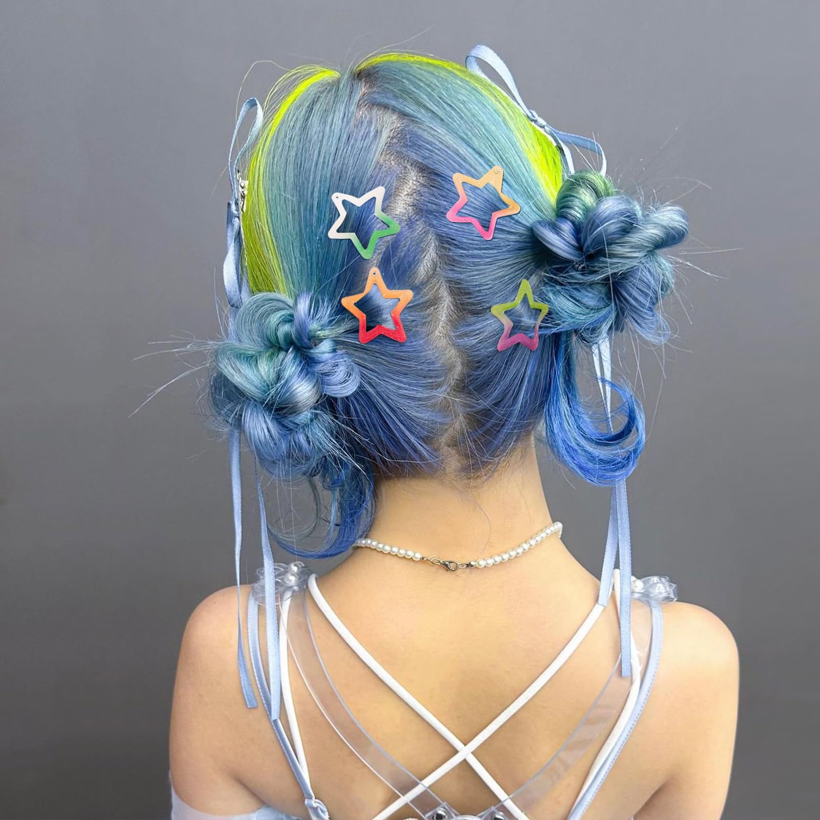 SAOROPEB clip used on bangs keeping hair out of face during makeup