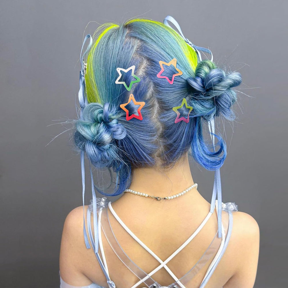 SAOROPEB clip used on bangs keeping hair out of face during makeup