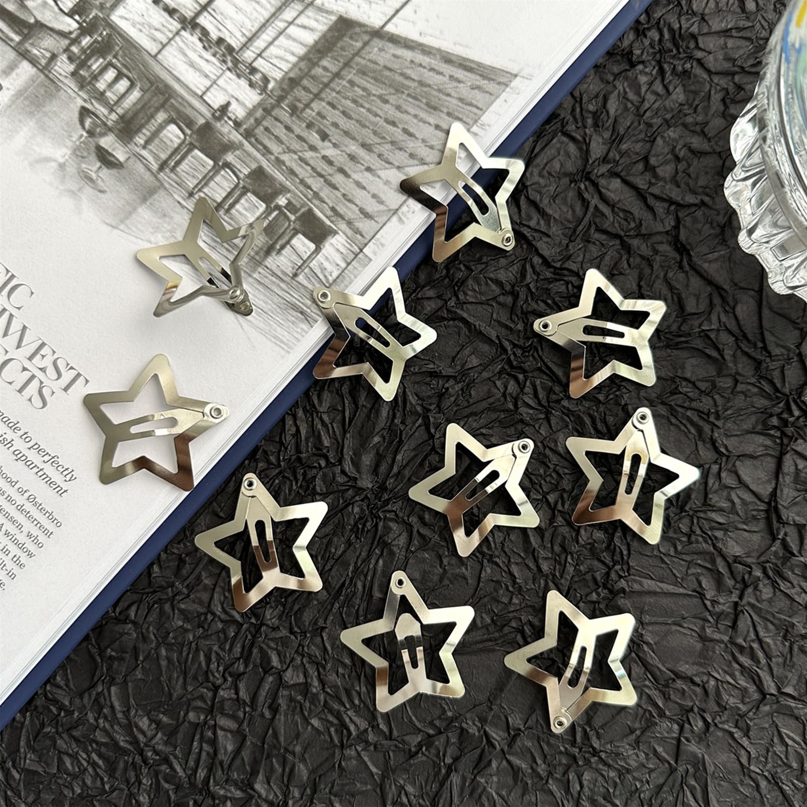 SAOROPEB star clips used on a braid adding decorative flair