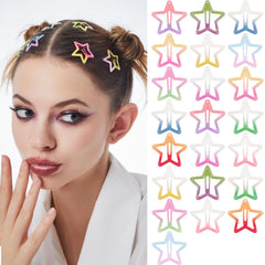 SAOROPEB front pack view showing 22 star clips and colorful variety for styling