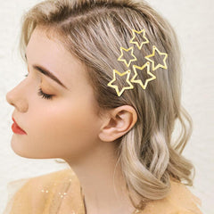 SAOROPEB star clip securing bangs without slipping for comfortable wear