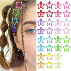SAOROPEB front pack view showing 30 colorful star clips and organized assortment benefit