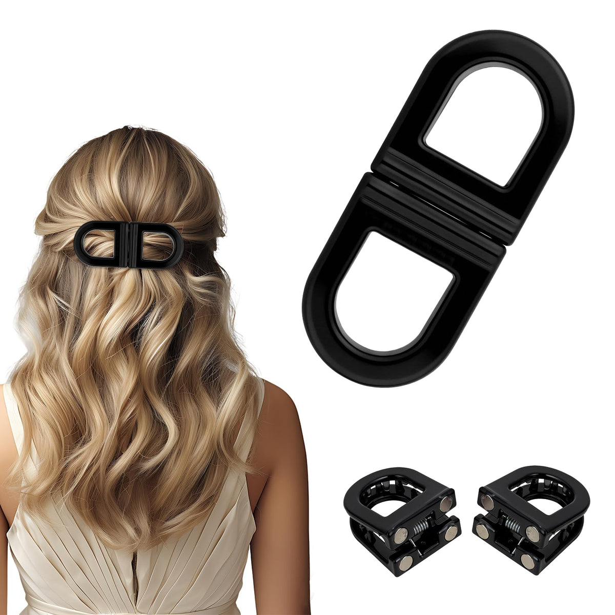 Sapathel front packaging showing black leopard clips and benefits