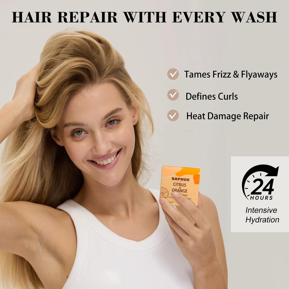 SAPHUS creating gentle lather on hands for effective cleansing benefit