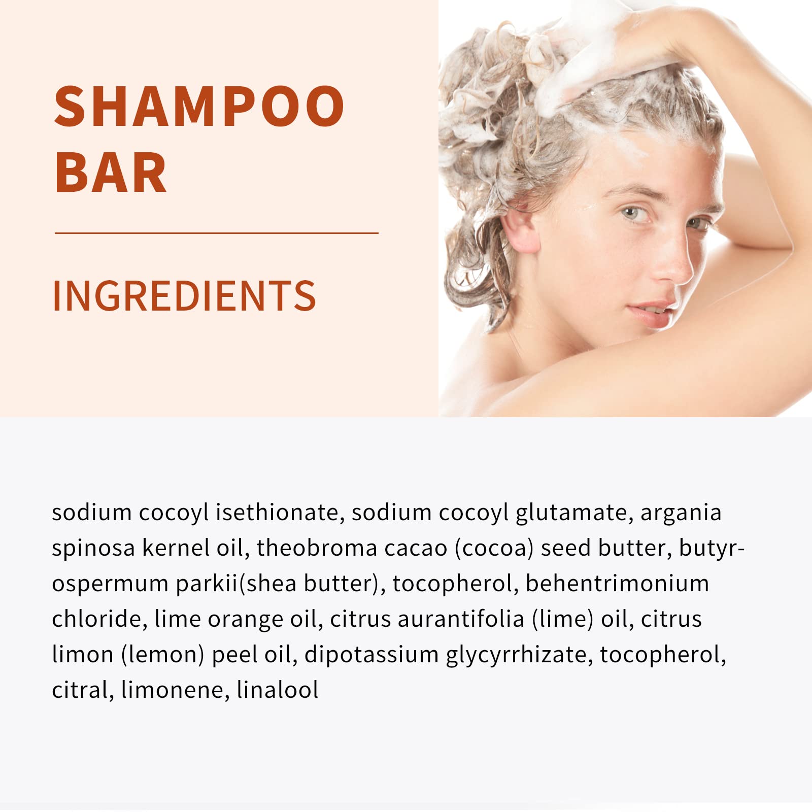 SAPHUS shampoo bar on bathroom counter with accessories for sustainable living