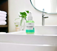 Sapo All Natural size shown in hand to convey 4 oz travel-friendly convenience