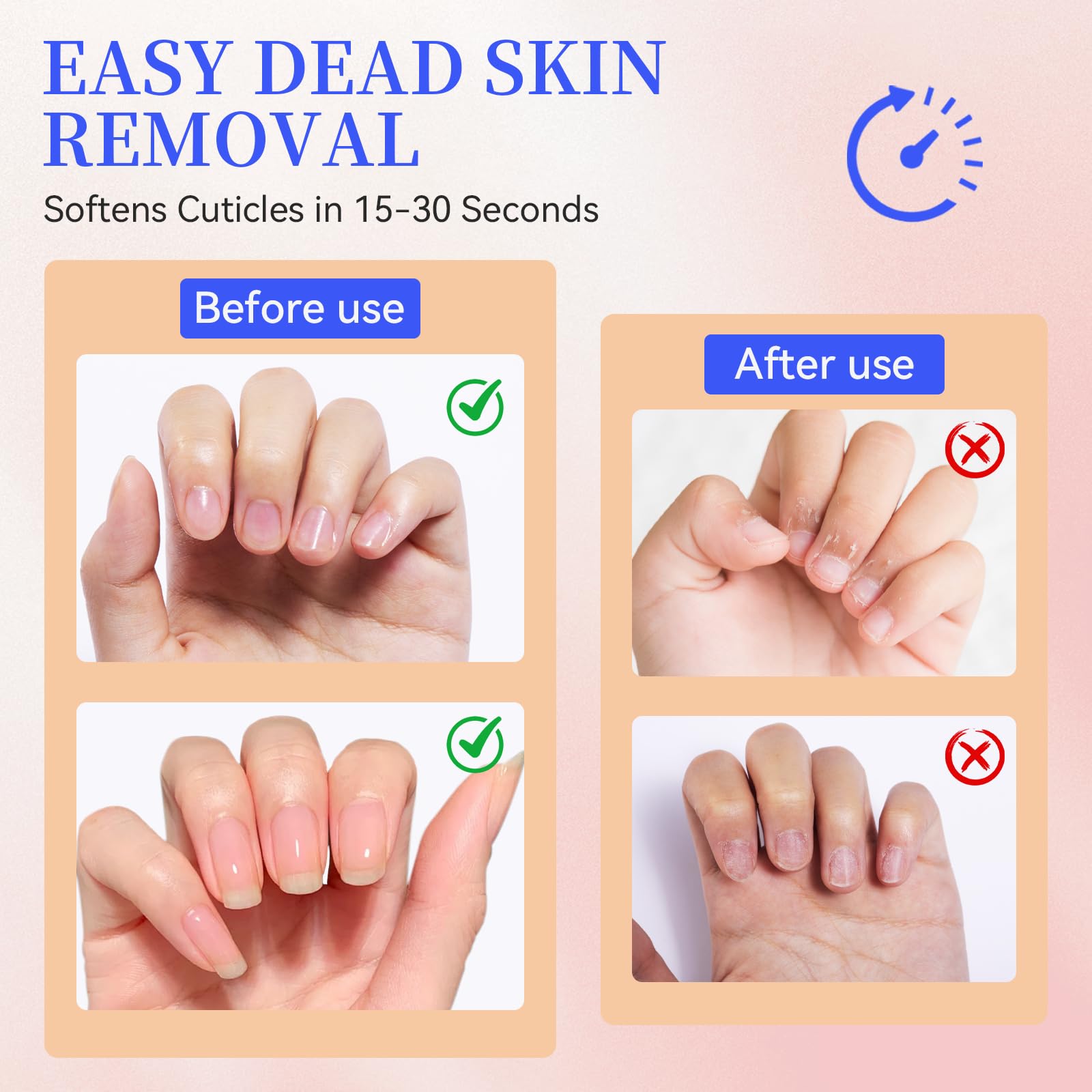 SASSYTIP application on cuticle demonstrating easy salon-style prep