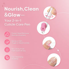 SASSYTIP pen open with cap detail emphasizing mess-free application