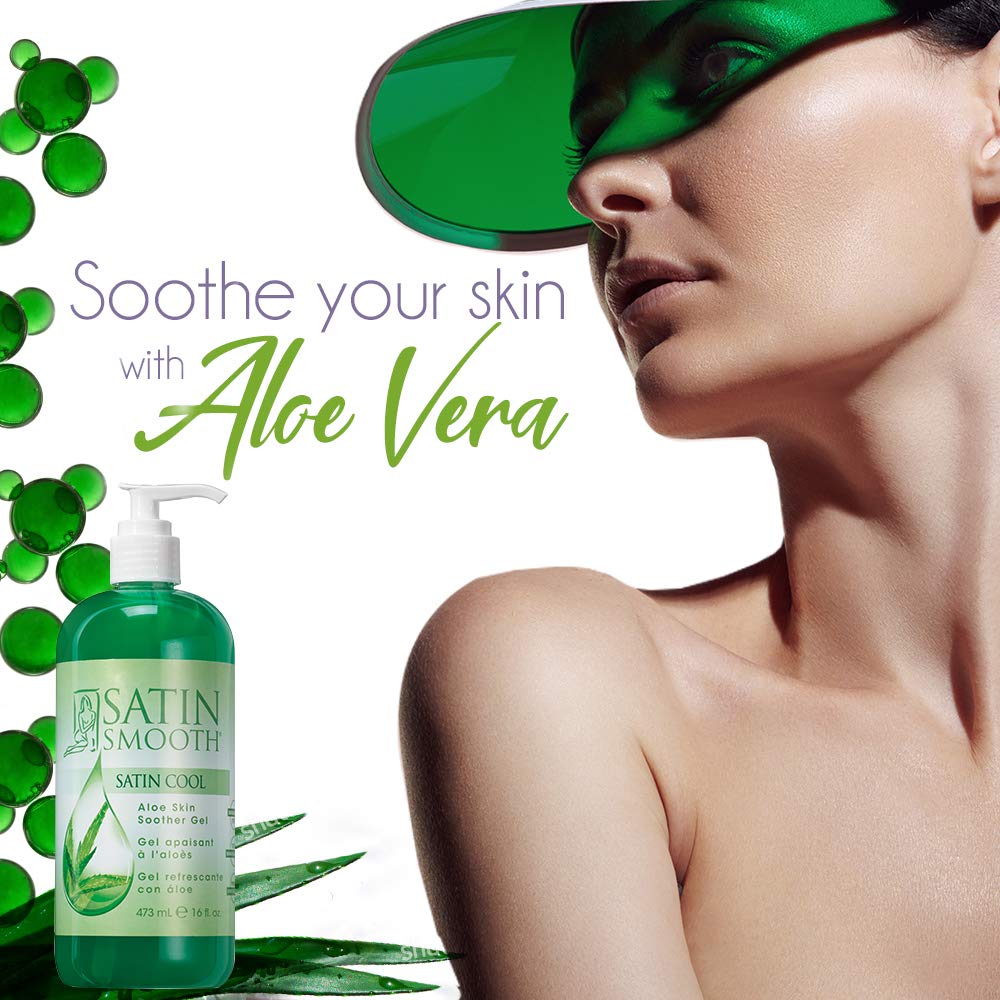SATIN SMOOTH gel texture close-up highlighting quick-absorb benefit