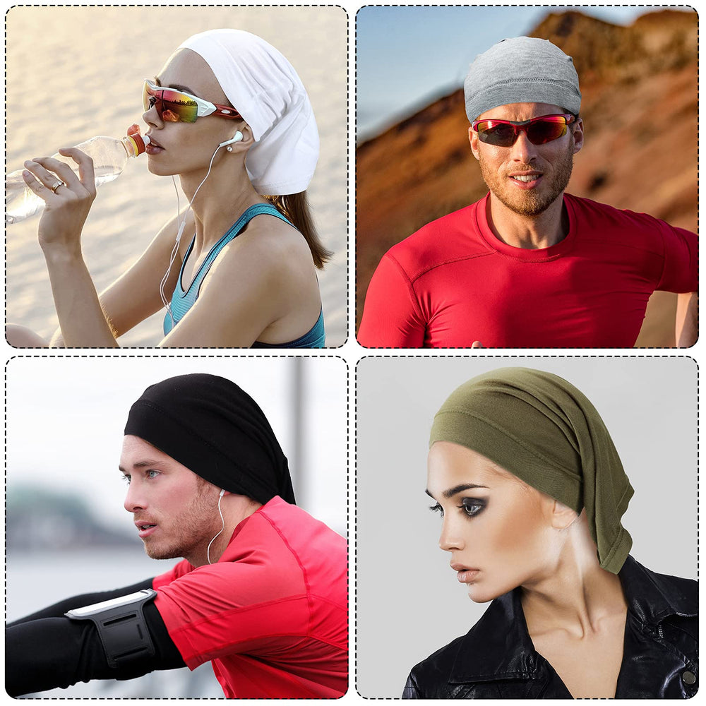 SATINIOR cap beside ruler to show size and practical coverage benefit