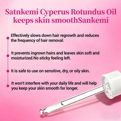 Satnkemi oil texture on skin absorbing quickly for non-greasy finish