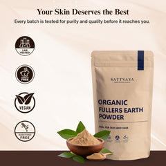 SATTVAYA product on bathroom shelf conveying daily skincare routine