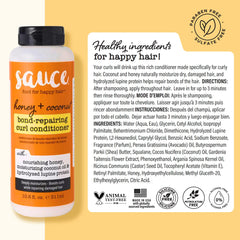 SAUCE BEAUTY bottle staged in bathroom evoking salon quality