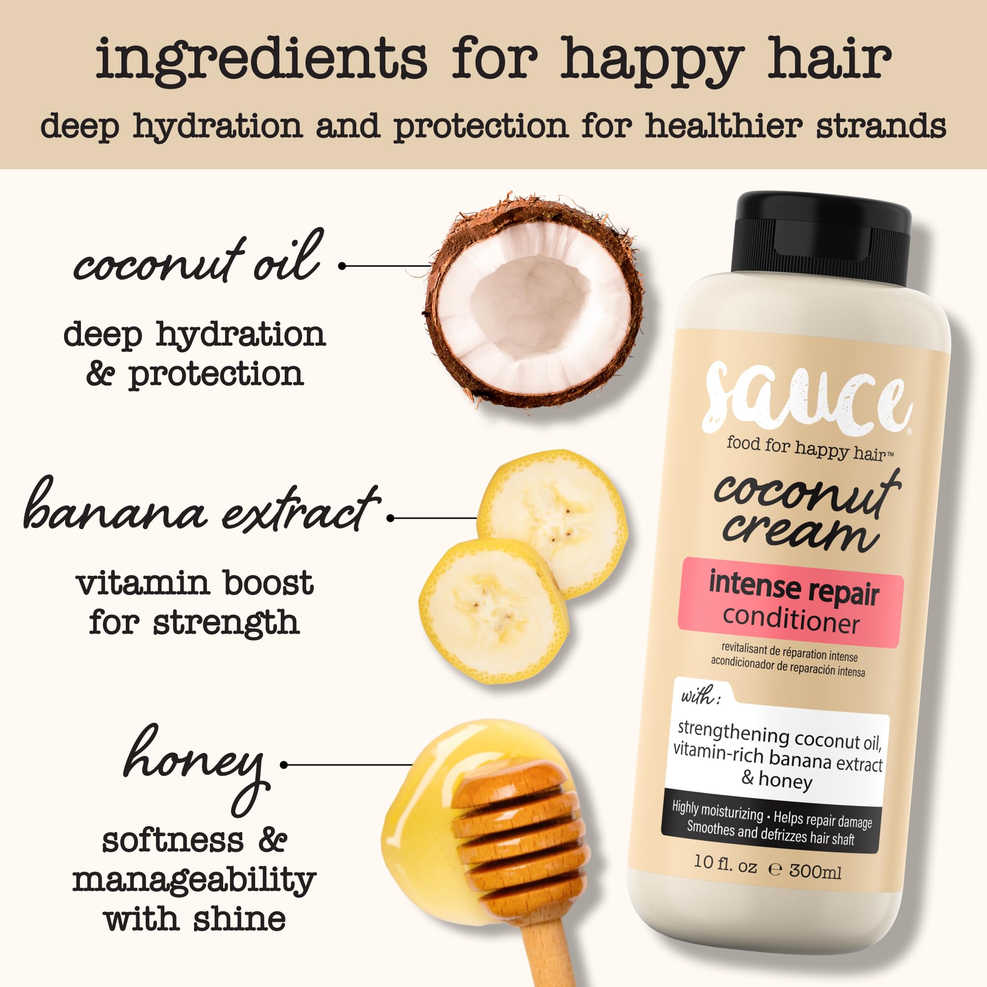 SAUCE BEAUTY creamy coconut texture closeup highlighting rich hydration and slip