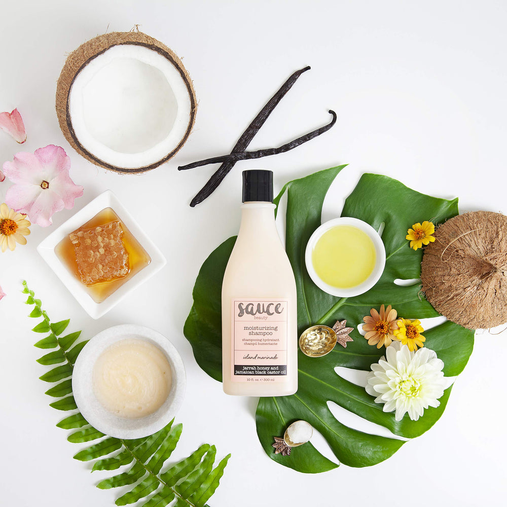 SAUCE BEAUTY creamy lather texture demonstrating hydration and sudsing