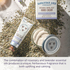 Savannah Bee Company jar of honey with tube showing natural bee ingredient benefit