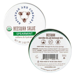 Savannah Bee Company tin on bathroom counter suggesting daily skincare routine benefit