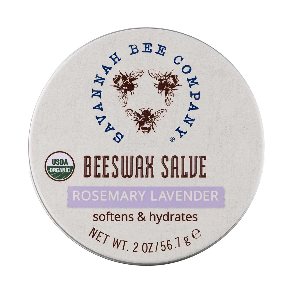 Savannah Bee Company front tin showing compact 2 oz packaging and portability