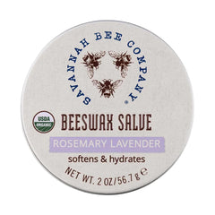 Savannah Bee Company front tin showing compact 2 oz packaging and portability