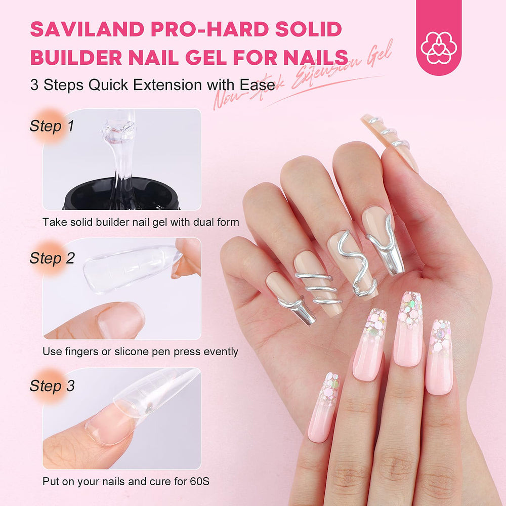 SAVILAND artist carving raised 3D nail art demonstrating crisp sculpting benefit