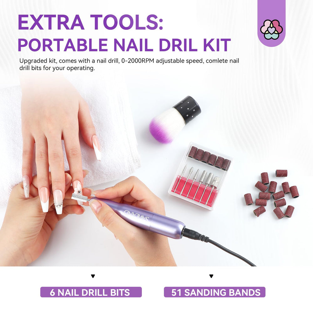SAVILAND before and after nails demonstrating durable extensions and improved appearance