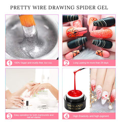 SAVILAND box open with gels and brushes organized for quick access and professional setup