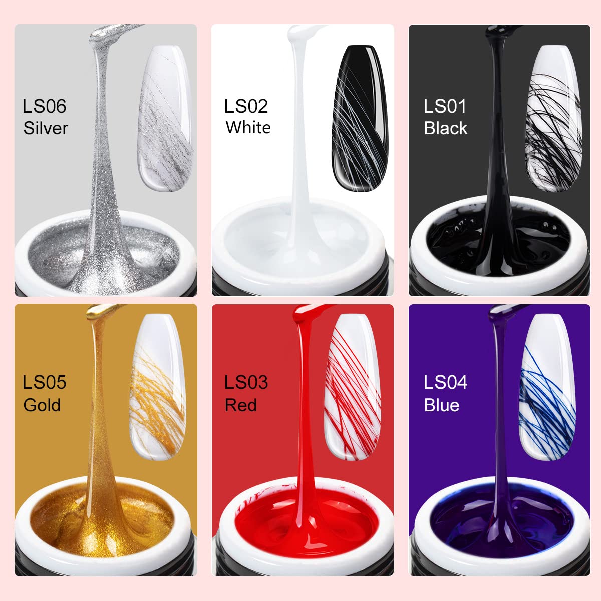 SAVILAND nail-art brushes close-up showing bristle tips for precise line drawing and control