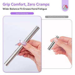 SAVILAND magnet in use creating a crisp cat-eye line on nail