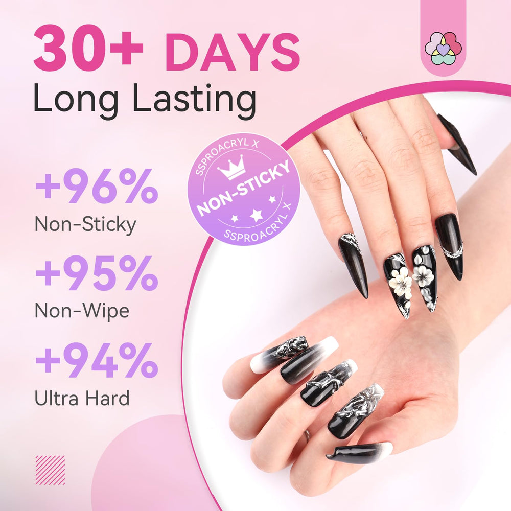 SAVILAND nails with chrome finish illustrating mirror-like shine and immediate glam effect