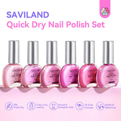 saviland close-up brush stroke showing smooth quick-dry texture and glossy finish