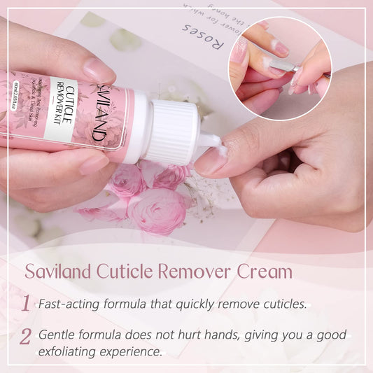 SAVILAND cuticle oil dropper applying oil for moisturized nails