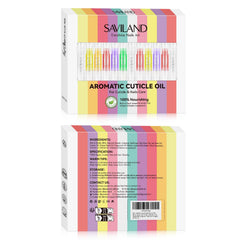 SAVILAND side-by-side before and after cuticle improvement visual