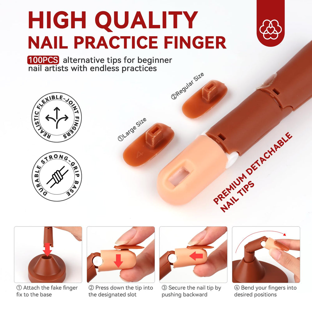 SAVILAND detail of 15 nail art brushes for precise strokes and control