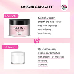 SAVILAND repaired nail after air-dry demonstrating durable natural look