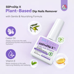 SAVILAND dual-ended nail scraper detail for precise dip powder removal