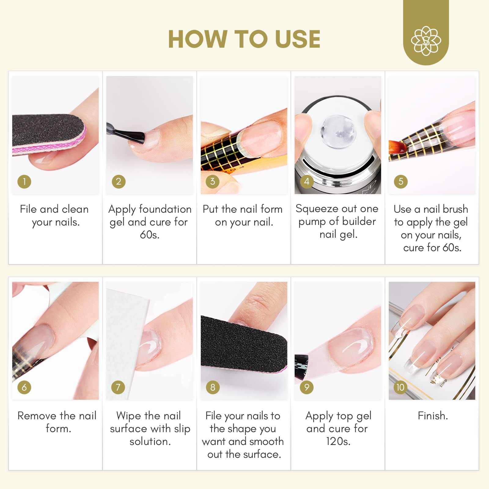 SAVILAND finished nail extensions in lifestyle setting showing durable results