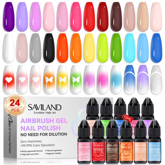 SAVILAND front packaging showing 24 colors and ready-to-use benefit