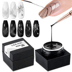 SAVILAND front packaging showing black and white spider gel benefits