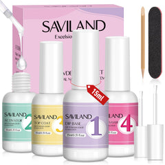 SAVILAND front packaging shot showing full 4-piece dip liquid kit and tools for quick setup