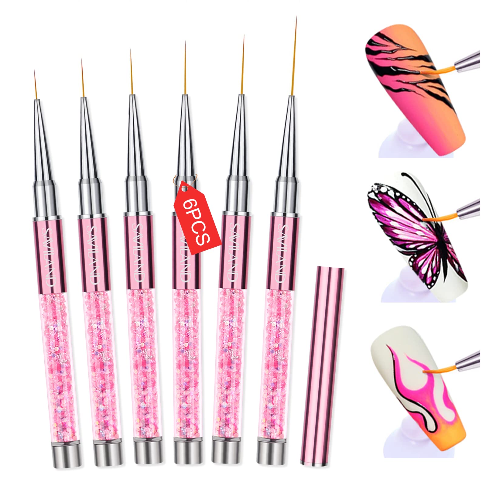 SAVILAND front packaging showing full 6-piece liner set and benefits