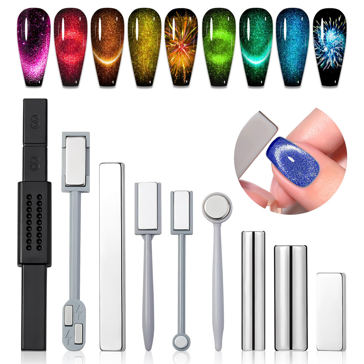 SAVILAND front packaging showing 9-piece magnet set and benefits