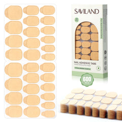 SAVILAND front packaging showing 600 tabs and 15 sizes for convenient supply