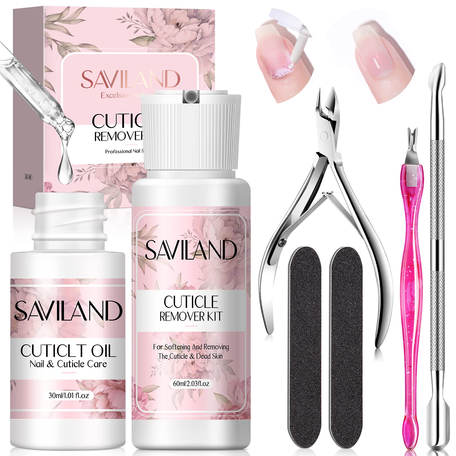 SAVILAND front packaging showing full kit and benefits