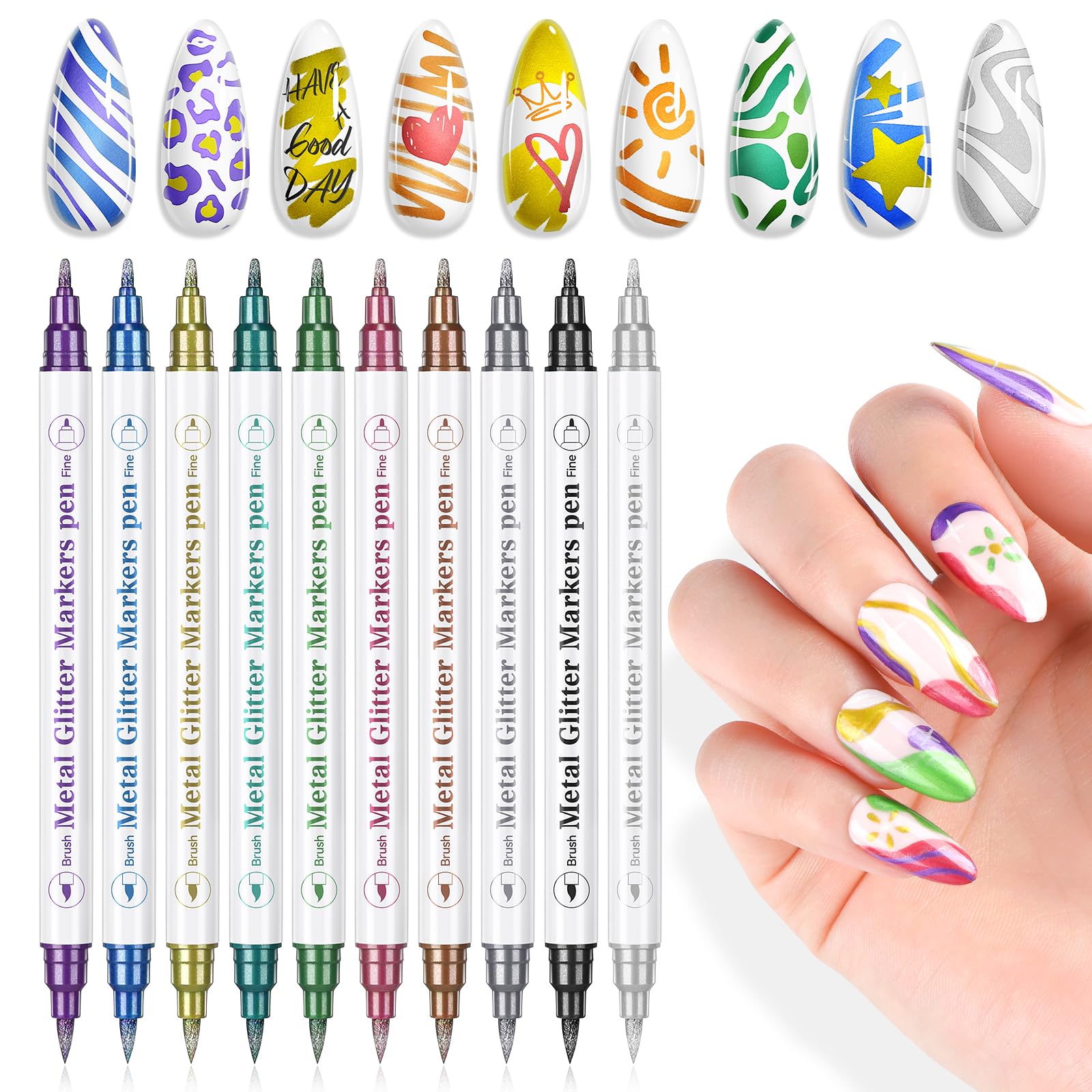 SAVILAND front packaging showing complete 10-color set and benefits