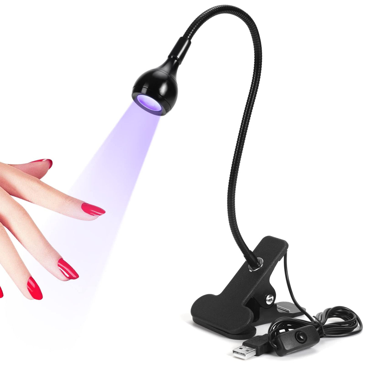 SAVILAND front view of compact UV lamp showing clean design and portability benefit