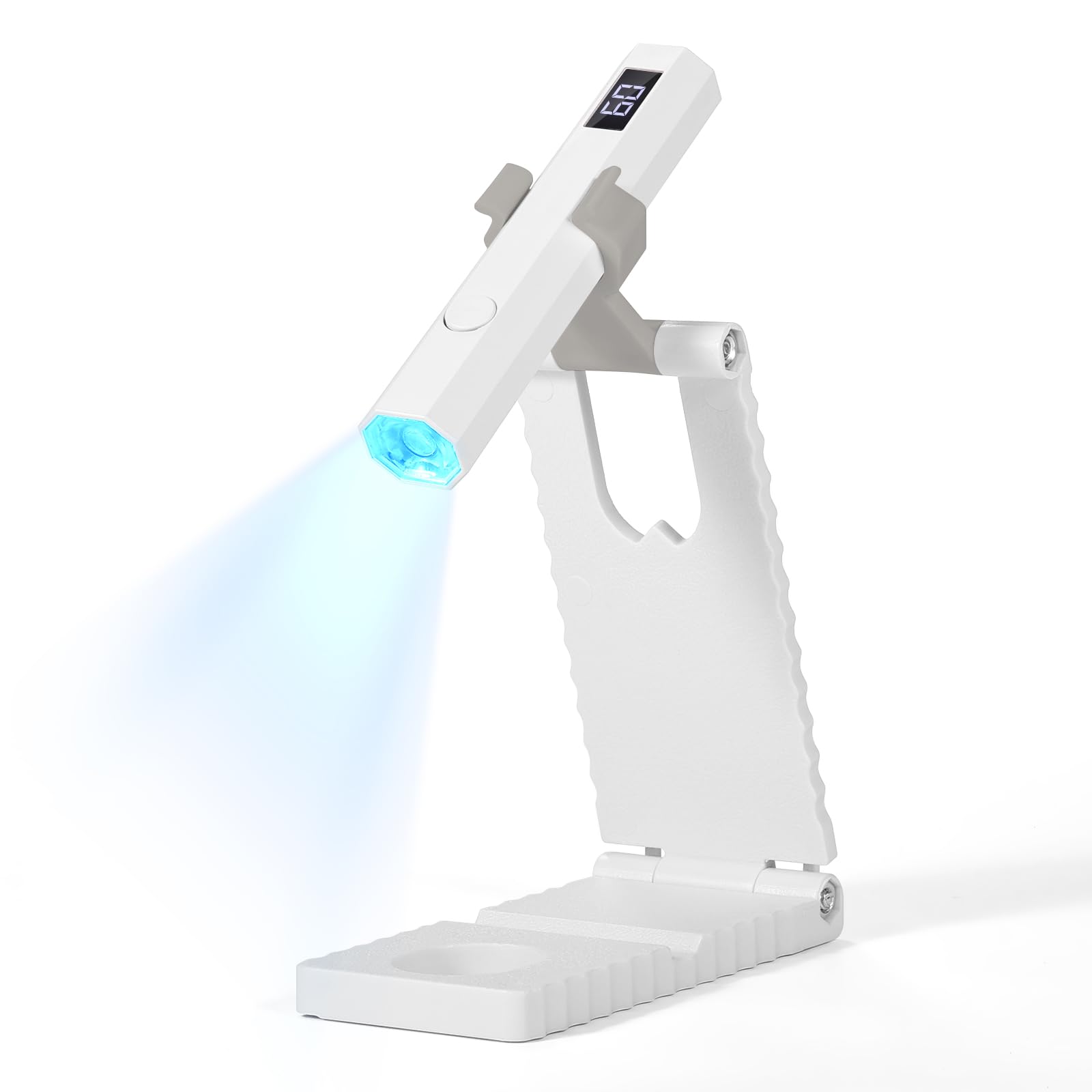 SAVILAND front view of lamp showing compact design and fast curing
