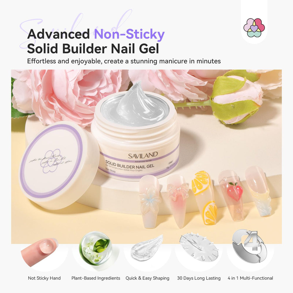 SAVILAND gel texture close-up demonstrating non-drip control benefit
